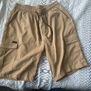 Mens Khaki Shorts | M | Never Worn | Drawstring